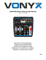 Vonyx 172.580 Manual de usuario