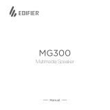 EDIFIER MG300 Manual de usuario