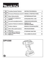 Makita DPV300 Manual de usuario