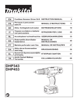 Makita DHP343 Manual de usuario