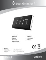Soundmaster UR8400 Manual de usuario