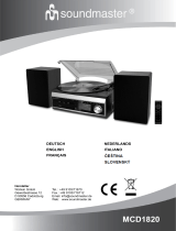 Soundmaster MCD1820 Manual de usuario