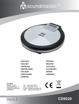 Soundmaster CD9220 Manual de usuario