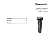 Panasonic ES-LS8A Rechargeable Shaver Manual de usuario