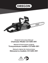 Oregon CS1400-091 Corded electric Chainsaw Manual de usuario