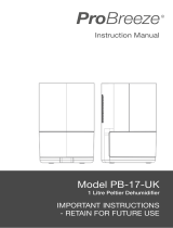 ProBreeze PB-17-UK Manual de usuario