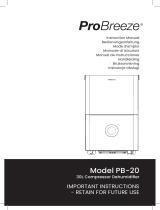 ProBreeze PB-20 Manual de usuario