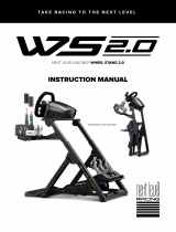 Next Level Racing WS 2.0 Wheel Stand Manual de usuario