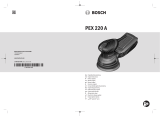 Bosch PEX 220 A Manual de usuario
