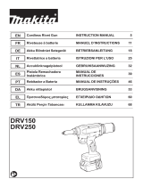 Makita DRV150 Manual de usuario