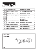 Makita DDA341 Cordless Angle Drill Manual de usuario