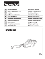 Makita DUB362 Manual de usuario