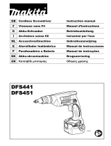 Makita DFS441 Cordless Screwdriver Manual de usuario