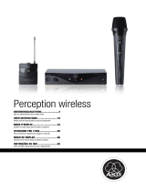 AKG Perception Wireless 45 Instrumental Set Band-A Manual de usuario