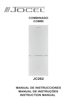 Jocel jc262 Combi Refrigerator Freestanding Manual de usuario