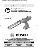 Bosch GCG18V-29 Manual de usuario