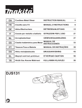 Makita DJS131 Cordless Metal Shear Manual de usuario