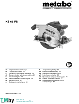 Metabo KS 66 FS Manual de usuario