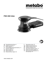 Metabo FSX 200 INTEC Manual de usuario