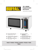 Buffalo FB862 25L 1000W Programmable Microwave Manual de usuario