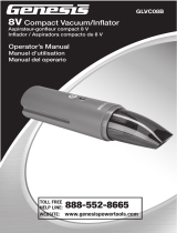 Genesis GLVC08B 8V Compact Vacuum Manual de usuario