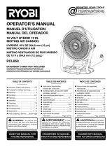 Ryobi PCL850K1-PBP005 Manual de usuario