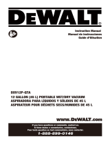 DeWalt DXV12P-QTA El manual del propietario