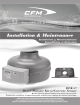 CFM CONTINENTAL FAN DVK100B-C Manual de usuario