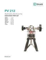 Druck PV 212 Manual de usuario
