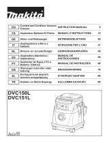 Makita DVC150L Manual de usuario
