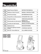 Makita HW1200, HW1300 High Pressure Washer Manual de usuario
