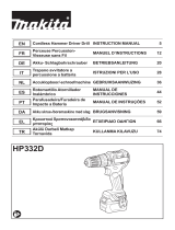 Makita HP332D Manual de usuario