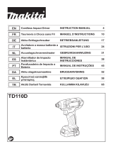 Makita TD110D Manual de usuario