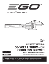 EGO LB7650/LB7650-FC 56V Lithium Ion Cordless Blower Manual de usuario