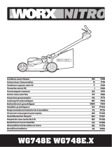 Worx WG748E Battery-Powered Lawn Mower Manual de usuario