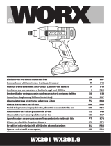 Worx WX291.9 Lithium-Ion Cordless Impact Driver Manual de usuario