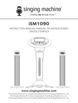 Singing Machine ISM1090 Manual de usuario