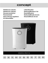 Concept OV2016, OV2116 Air Dehumidifier Manual de usuario