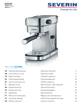 SEVERIN KA 5994 Espresso Machine Manual de usuario