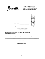 Avanti MO7081MW Manual de usuario