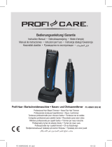 ProfiCare PC-HSM/R 3052 NE Professional Hair Beard Trimmer plus Nose Ear Hair Trimmer Manual de usuario