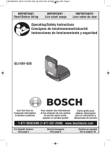 Bosch GLI18V-420 Lumen LED Rechargeable Flashlight in the Flashlights Manual de usuario