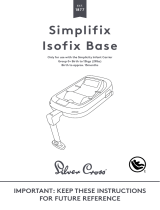 Silver Cross Simplifix Isofix Manual de usuario