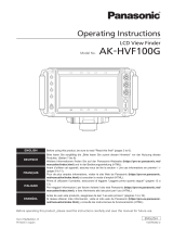 Panasonic AK-HVF100G Manual de usuario