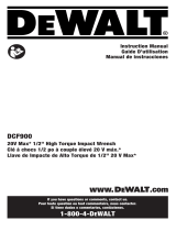 DeWalt DCF900B El manual del propietario