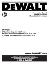 DeWalt DCD1623 Manual de usuario