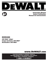 DeWalt DCED400 Manual de usuario