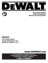 DeWalt DWE625 Manual de usuario
