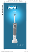 Oral-B 3757 Vitality Rechargeable Toothbrush Manual de usuario