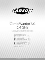 Carson Climb Warrior 3.0 2.4 GHz Assembled 100% Ready-To-Run Manual de usuario